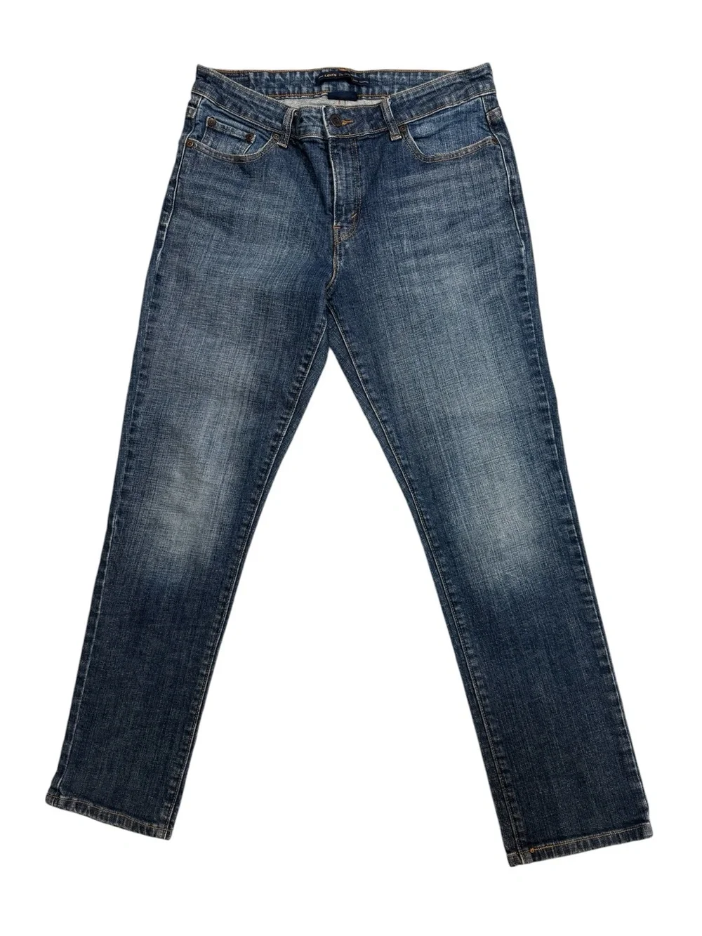 Levi’s Mid Rise Skinny Jeans Women’s 12 Medium Wash Stretch Denim - Picture 6 of 10
